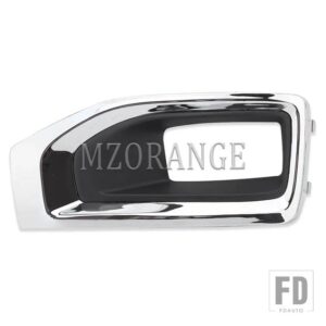 フォグランプクロームカバーグリル GMC ユーコン 2015-19 フォグランプベゼルフロントバンパーフォグライトヘッドライトアクセサリー - cover L