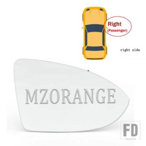 VW 加熱サイドミラーガラスゴルフ 7 MK7 2013-17 リアビューバックミラードアウイングミラーガラス 5G0857521 ASSY - R mirror