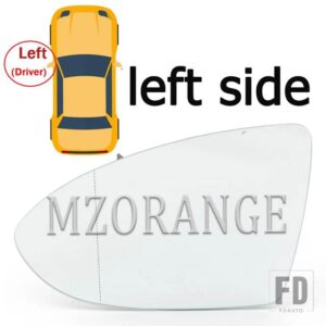 VW 加熱サイドミラーガラスゴルフ 7 MK7 2013-17 リアビューバックミラードアウイングミラーガラス 5G0857521 ASSY - L mirror