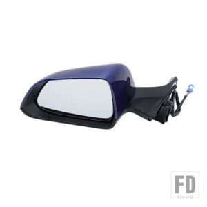 テスラ 自動サイドミラーアセンブリモデル 3 M3 2021-2023 車電気調整折りたたみ加熱バックミラーレンズ部品 - blue left