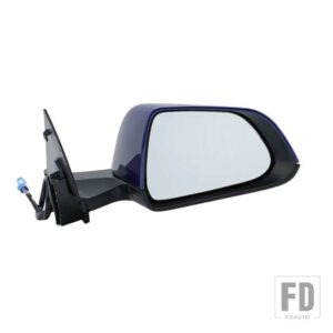 テスラ 自動サイドミラーアセンブリモデル 3 M3 2021-2023 車電気調整折りたたみ加熱バックミラーレンズ部品 - blue right