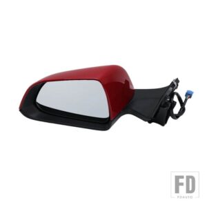 テスラ 自動サイドミラーアセンブリモデル 3 M3 2021-2023 車電気調整折りたたみ加熱バックミラーレンズ部品 - Red Left