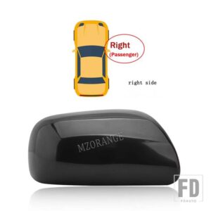 トヨタ サイドミラーカバーキャップ ヤリス 39022 ドアウイングバックミラーフレームケースシェルアクセサリー - right passenger