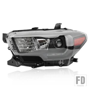 トヨタ ヘッドライト タコマ 2016-22 ハロゲン LED ウインカー DRL ヘッドライトヘッドランプアセンブリ - Left side