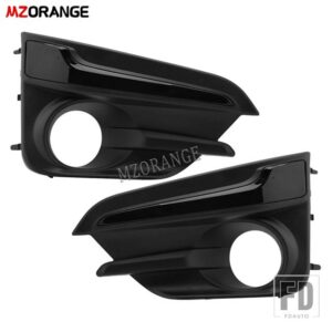 スバル フォグライトカバーグリル インプレッサ 2017 2018 フォグランプトリムヘッドライトシェードフレームレーシンググリルアクセサリー 577 - 1 pair black