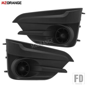 スバル フォグライトカバーグリル インプレッサ 2017 2018 フォグランプトリムヘッドライトシェードフレームレーシンググリルアクセサリー 577 - pair no hole