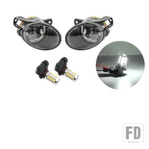 VW LED フォグランプパサート B6 2006-2011 フロントバンパーフォグランプカバーグリルベゼルヘッドライトフォグランプアクセサリー - 1 pair LED fog