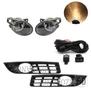 VW LED フォグランプパサート B6 2006-2011 フロントバンパーフォグランプカバーグリルベゼルヘッドライトフォグランプアクセサリー - 1 set Halogen