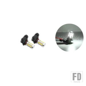 VW LED フォグランプパサート B6 2006-2011 フロントバンパーフォグランプカバーグリルベゼルヘッドライトフォグランプアクセサリー - 1 Pair LED bulbs