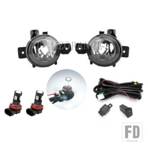 BMW フォグランプ LED X5 E70 2007 2008 2009 2010 E82 E87 E88 ヘッドライトフォグランプカバーグリルベゼルフレームフォグランプドライビング