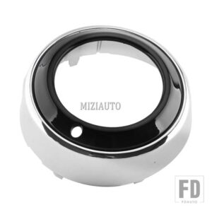 三菱 アウトランダー 2008 2009 2010-2012 フォグランプカバーフォグランプフロントバンパーヘッドライト穴カバーグリルベゼルフレーム - Left
