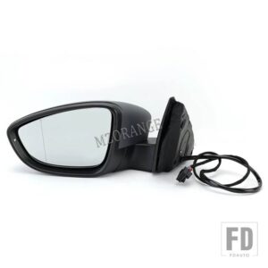 VW サイドミラーアセンブリパサート B7 2012-16 車加熱ミラーガラス自動折りたたみウィンカーライト 6 ワイヤー - left
