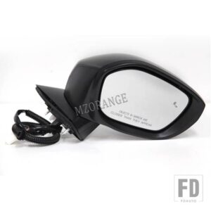 ホンダ サイドミラーアセンブリ シビック 2022 2023 米国ブラインドスポット加熱ミラーレンズカバーキャップ 7 ピンパワーガラスカーアクセサリ - Black R