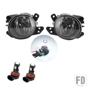 メルセデスベンツ フォグランプ LED W219 W204 W216 W164 W221 スマートフォーツー W451 2007 2008 2009 2010 ヘッドライトフォグランプアクセ - LED Fog L and R