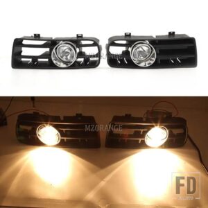 VW ゴルフ GTI TDI MK4 1998-2005 LED フォグランプヘッドライトフォグランプデイランニングライトカーアクセサリー - 1 pair Halogen