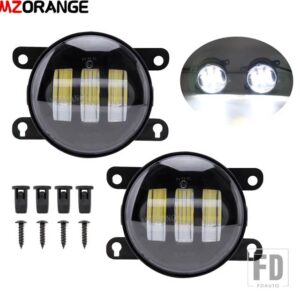 ジープ LED フォグランプレネゲード 2015-2018 コンパスヘッドライトフォグライトグリル 9LED チップペアアクセサリー - LED C