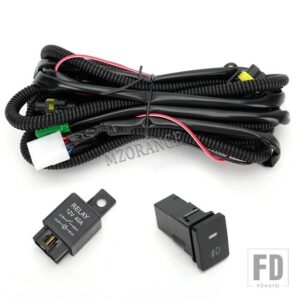 ジープ LED フォグランプレネゲード 2015-2018 コンパスヘッドライトフォグライトグリル 9LED チップペアアクセサリー - wires
