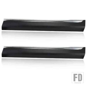 トヨタ フロントドアモールドボトムトリム ハイランダー 2011 2012 2013 クロームストリップカーアクセサリー左/右側 - 1 pair