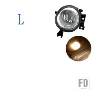 VW トゥアレグ 37803-2010 フォグランプハロゲン LED フロントフォグランプヘッドライト DRL アクセサリー - L with halogen