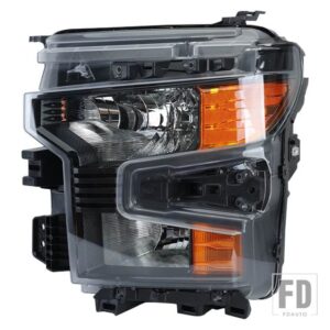 シボレー ヘッドライトシルバラード 1500 2022 2023 2024 ヘッドランプハロゲン電球ヘッドライトロービーム H11 ハイビーム HB3 電球 - left driver side