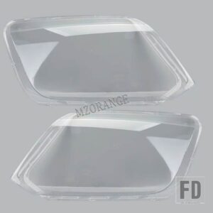 VW ヘッドライトカバー用AMAROK UTE 2H 2010 2011 2012-2022 ヘッドランプシェルランプシェードクリアレンズカーアクセサリー - 1 pair