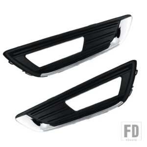 フォード フォーカス 2015-18 フォグランプフォーカス MK3 ヘッドライトカバーハロゲン LED フォグランプランプクロームフレーム