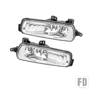 フォード フォーカス 2015-18 フォグランプフォーカス MK3 ヘッドライトカバーハロゲン LED フォグランプランプクロームフレーム