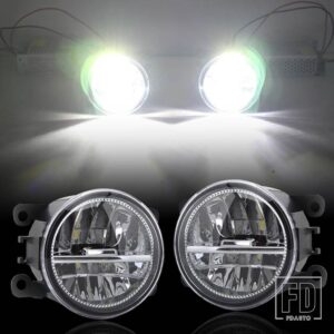 三菱 フォグランプ LED ASX L200 パジェロ 4 アウトランダーグランディス 2003-2015 ハロゲンフォグランプヘッドライトワイヤーハーネスアクセ - LED