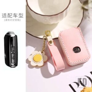 マツダ 3 4ボタン レザーキーケースカバー 3 6 ALEXA CX5 CX8 CX4 CX30 MX30 CX9 X9 X5 MX5 SS30 2019 2020 2022 2023 キーフォブ - Pink