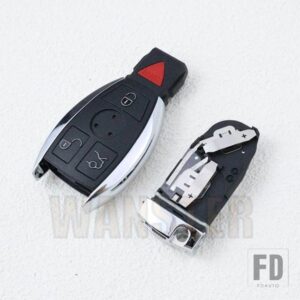 メルセデスベンツ 3/4ボタン 交換キーハウジングリモート FOB ケースシェル CL SLK CLK C E Sクラス BGA NEC デュアル/2/2 バッテリー - B- (3-1 Bottons)