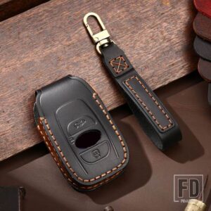 スバル キーフォブ XV BRZ フォレスター 2019 レガシィアウトバックホルダープロテクターキーケースカバー KEYCHIAN アクセサリー 3 4ボタン - Black