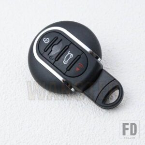 ミニクーパー BMW 3 4ボタン スマートキーリモートシェル FOB ケースハウジング F54 F55 F56 F57 F60 2015-18 - 4 bottons
