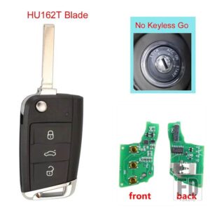 リモートキー 433MHZ MQB48 ID48 チップ VW シートゴルフ 7 MK7 ティグアントゥーランポロシュコダオクタヴィア A7 5G6959752AB/BB 6V0959752D - NO keyless Go-HU162T