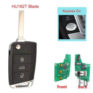 リモートキー 433MHZ MQB48 ID48 チップ VW シートゴルフ 7 MK7 ティグアントゥーランポロシュコダオクタヴィア A7 5G6959752AB/BB 6V0959752D - keyless Go--HU162T