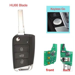 リモートキー 433MHZ MQB48 ID48 チップ VW シートゴルフ 7 MK7 ティグアントゥーランポロシュコダオクタヴィア A7 5G6959752AB/BB 6V0959752D - keyless Go--HU66