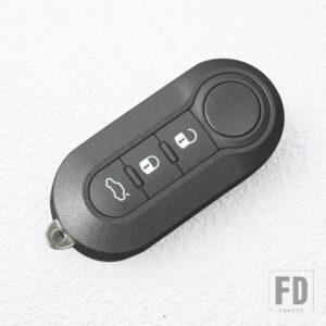キーシェルハウジングフィアット 500 パンダプントブラボー DUCATO STILO リモート自動キーケース FOB SIP22 ブレードフリップ折りたたみ - A