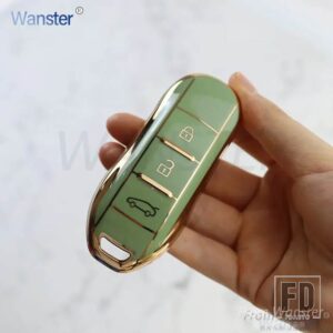 TPU キーカバーキーケースキーホルダーアクセサリードンファン風光 DFSK 栄光 580 FENGON IX5 IX7 SERES 3 5 SF5 2022 2024 - B - green