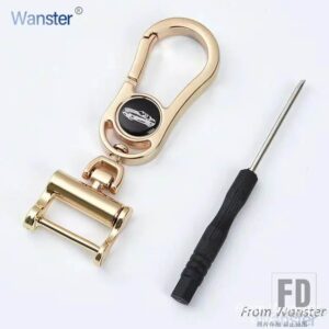 TPU キーカバーキーケースキーホルダーアクセサリードンファン風光 DFSK 栄光 580 FENGON IX5 IX7 SERES 3 5 SF5 2022 2024 - keyring -gold