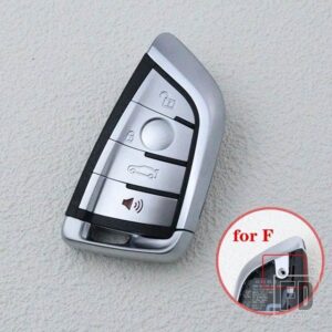 BMW 3/4ボタン 交換キーハウジングリモート FOB ケースシェル X1 X5 F15 X6 X5M X6M F16 G30 7シリーズ G11 X1 F48 F39 - 3-1 Bottons (for F)