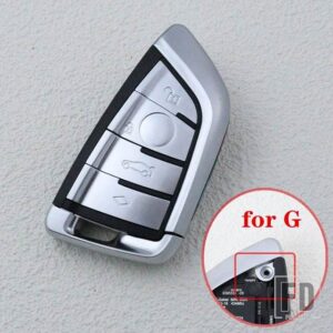 BMW 3/4ボタン 交換キーハウジングリモート FOB ケースシェル X1 X5 F15 X6 X5M X6M F16 G30 7シリーズ G11 X1 F48 F39 - 4 Bottons (for G)
