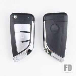 3 4ボタン キー FOB ケースシェルハウジング XHORSE 折りたたみキー VVDI XEKF20EN 回路基板用 - 3 bottons x 1pcs