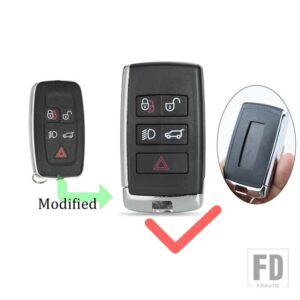 ジャガー ランドローバー EVOQUE ディスカバリー 4 EVOQUE F ペース F タイプ XE XF XJ フリーランダーキーシェルリモート FOB ケースハウジン - B for Jaguar