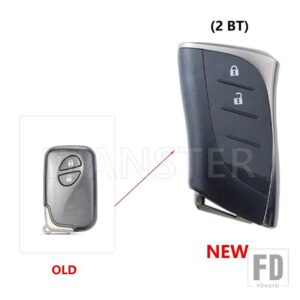 レクサス アップグレードキー FOB ケースシェルハウジング IS250 IS300C RX270 GX460 ES240 ES350 LS460 GS300 450H 460H 交換 - 2 BT