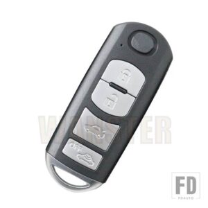 マツダ 2 3 4ボタン キーケースフォブシェル 3 5 6 CX5 CX7 CX9 CX-5 CX-7 CX-9 MX-5 ミアータ RX-8 X-5 サミットアクセラアテンザ M3 M6 - 4 bottons( OFF)
