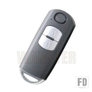 マツダ 2 3 4ボタン キーケースフォブシェル 3 5 6 CX5 CX7 CX9 CX-5 CX-7 CX-9 MX-5 ミアータ RX-8 X-5 サミットアクセラアテンザ M3 M6 - 2 bottons