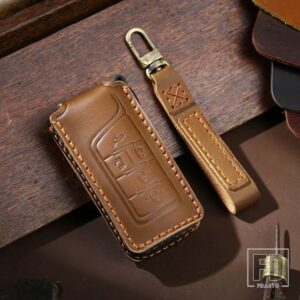 GAC TRUMPCHI GS8 GS3 GS4 プラス GS5 GS7 GA3 GA4 GM6 GM8 M8 M6 革 FOB キーケースカバーリモートアクセサリー 2013-2021 - D Brown