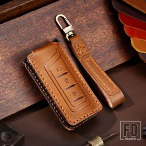 GAC TRUMPCHI GS8 GS3 GS4 プラス GS5 GS7 GA3 GA4 GM6 GM8 M8 M6 革 FOB キーケースカバーリモートアクセサリー 2013-2021 - B Brown