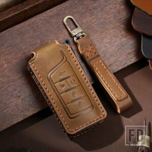 GAC TRUMPCHI GS8 GS3 GS4 プラス GS5 GS7 GA3 GA4 GM6 GM8 M8 M6 革 FOB キーケースカバーリモートアクセサリー 2013-2021 - C Brown