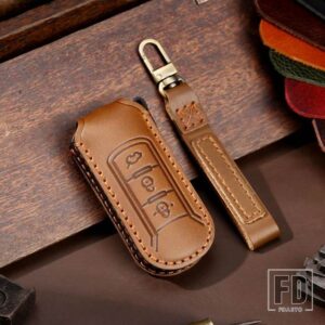 GAC TRUMPCHI GS8 GS3 GS4 プラス GS5 GS7 GA3 GA4 GM6 GM8 M8 M6 革 FOB キーケースカバーリモートアクセサリー 2013-2021 - A Brown