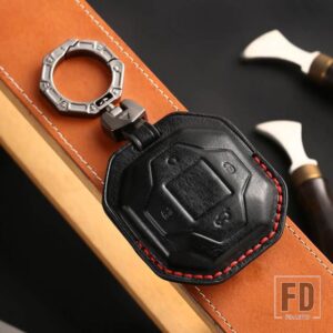 レザーキーケースカバー CHERY JETOUR 2024 アクセサリー用 - Black
